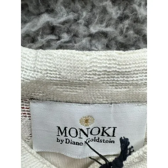 Monoki‎ Women's Off White Shirt Lion Mesh One Size NWT $810